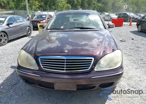 2000 Mercedes-Benz S 430 z USA, uszkodzony, nr VIN WDBNG70J8YA007057